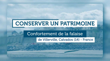 Un chantier hors norme pour stopper le recul de la falaise