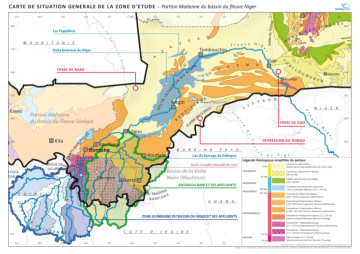 Fleuve Niger Carte Zone d'étude