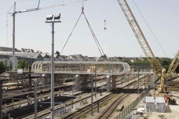 Assistance technique à maîtrise d’ouvrage conception - réalisation d’une passerelle piétonne​ Pôle Gare de Chartres (28)