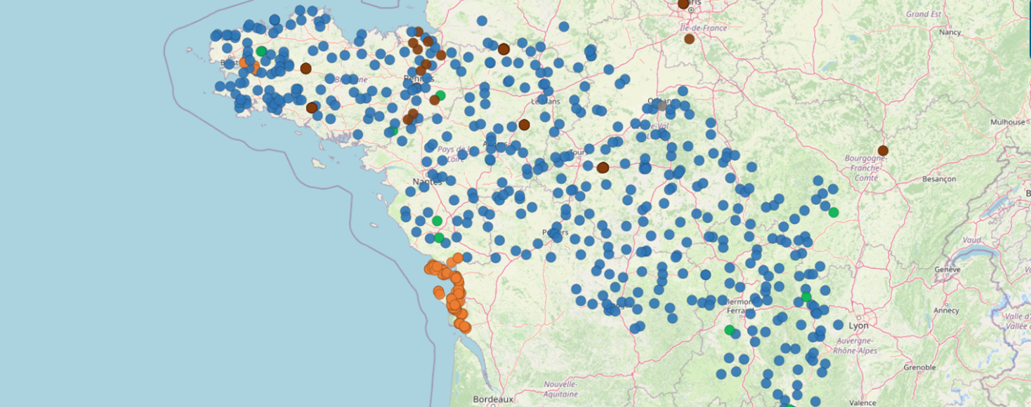 Gestion de la banque de données de la qualité des eaux de surface et eaux souterraines du bassin Loire Bretagne
